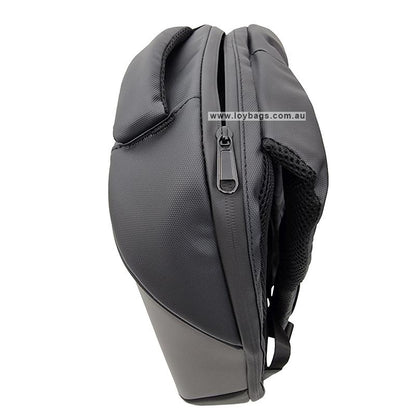 Loy Bags LED backpack T3-HD LED top view of high quality zipper with LED screen display with motion display